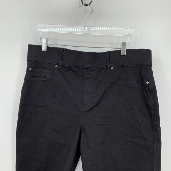 Spanx flare jeans black stretch denim high rise core shaping new 2X - Picture 3 of 5